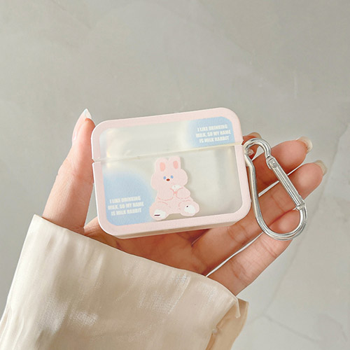 스크레치 방지 귀염곰&토끼 에어팟 케이스
