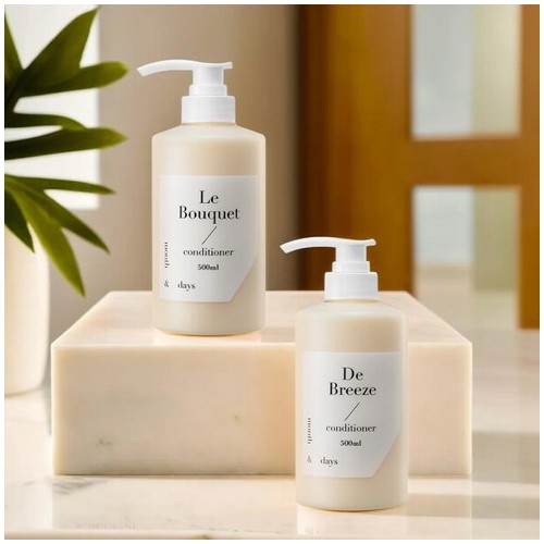 [먼스앤데이즈] 퍼퓸케어 컨디서너 2종 패키지 (디 브리즈 500ml + 르 부케 500ml)