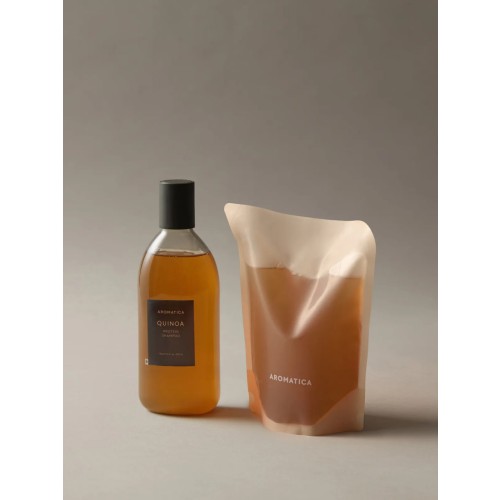 아로마티카 (영양&윤기)퀴노아 프로틴 샴푸 본품 & 리필 세트 (400ML+500ML)