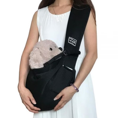 강아지 슬링백 애견 이동 가방 산책 케이지 반려견 고양이 포대기 숄더백